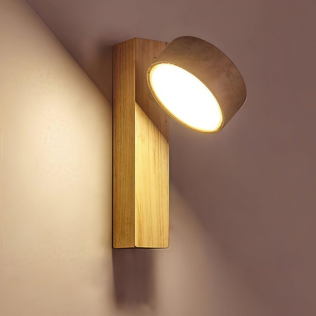 Nordic Travertine Rotatable Wall Lamp